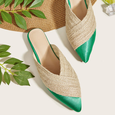 Sandalias Tipo Pantufla Diaria con Punta Reforzada - Diseño Versátil en Cuerda de Cáñamo para Mujer - Image 10