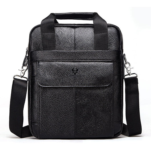 Bolsa Mensajero Ejecutiva Hummer en Cuero Genuino para Hombre - Image 15