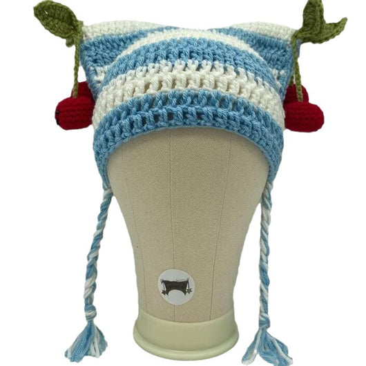 Gorro Tejido con Orejas de Gato y Trenza - Unisex para Otoño e Invierno - Image 27