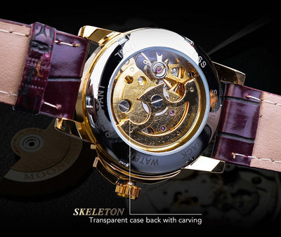 Reloj Mecánico Automático para Mujer Retro con Diamantes Calados - Image 16