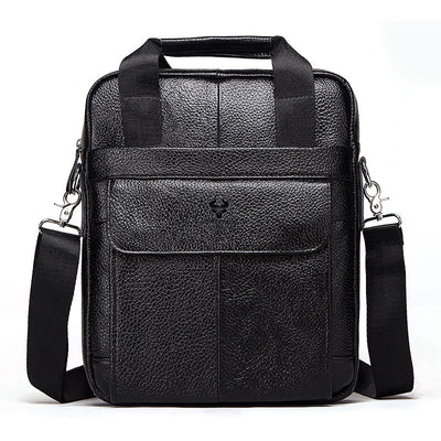 Bolsa Mensajero Ejecutiva Hummer en Cuero Genuino para Hombre - Image 23