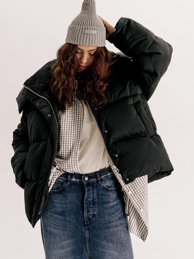 Chaqueta Acolchada de Algodón con Cierre para Mujer - Elegancia y Calidez - Image 9