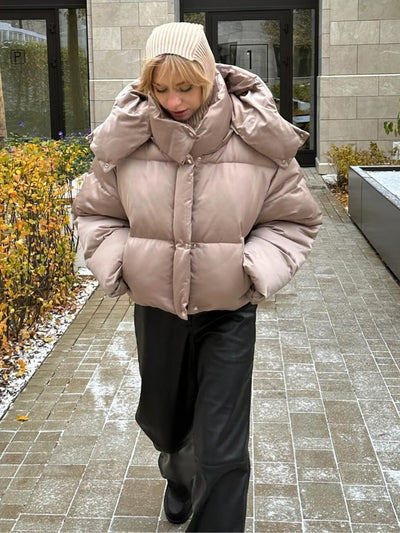 Chaqueta Acolchada de Algodón con Cierre para Mujer - Elegancia y Calidez - Image 11