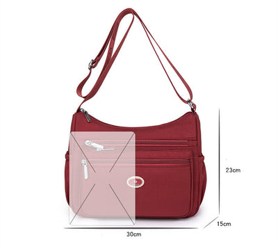 Bolso Bandolera de Lona Nylon para Mujer - Image 11