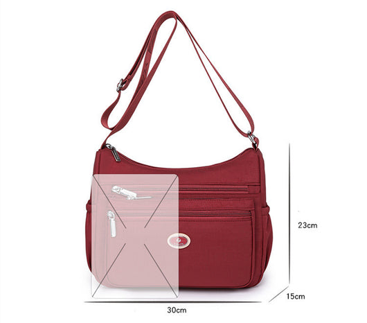 Bolso Bandolera de Lona Nylon para Mujer - Image 11