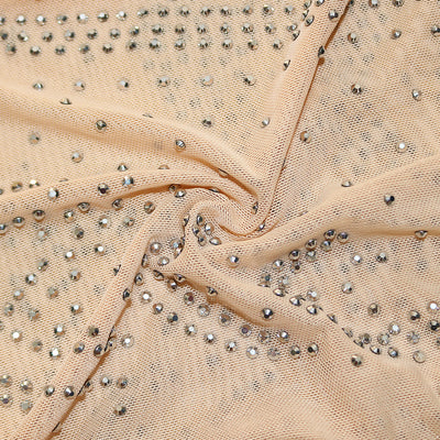 Mono Elegante de Malla con Strass sin Mangas para Mujer - Image 15