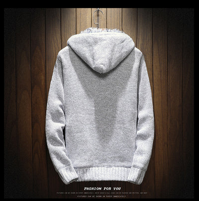 Cardigan Acolchado de Terciopelo con Capucha para Hombre - Image 15