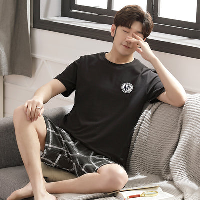 Pijama Corto de Algodón Tejido para Hombre - Cómodo y Versátil - Image 20