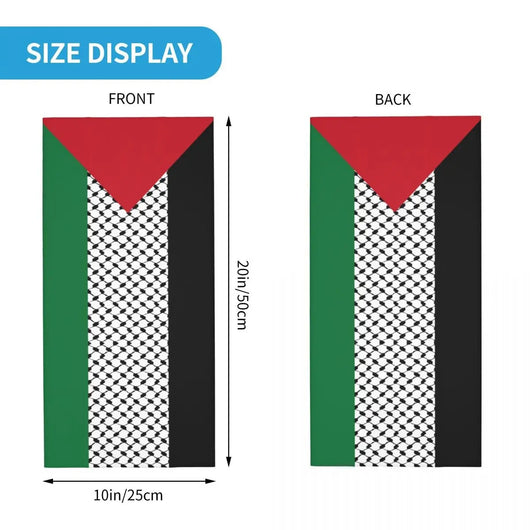 Pañuelo Deportivo con Protección Solar y Bandera Palestina - Image 14