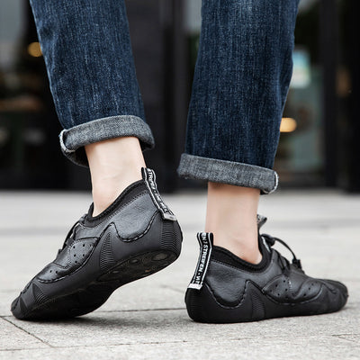 Zapatos Casuales de Cuero para Hombre - Diseño Transpirable y Versátil - Image 10