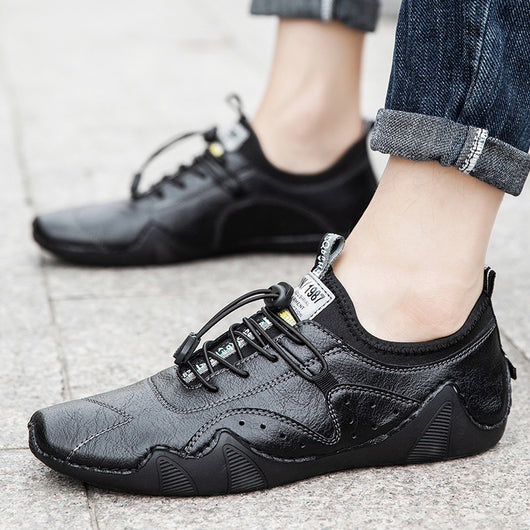 Zapatos Casuales de Cuero para Hombre - Diseño Transpirable y Versátil - Image 13