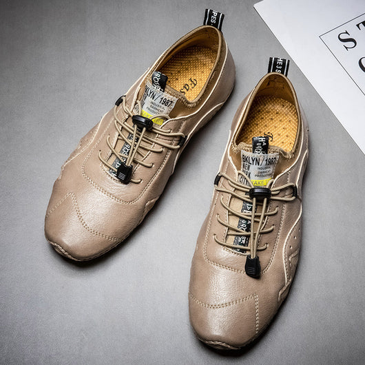 Zapatos Casuales de Cuero para Hombre - Diseño Transpirable y Versátil - Image 17