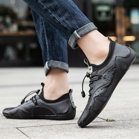 Zapatos Casuales de Cuero para Hombre - Diseño Transpirable y Versátil - Image 28