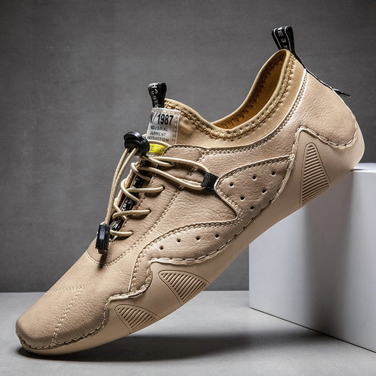 Zapatos Casuales de Cuero para Hombre - Diseño Transpirable y Versátil - Image 32