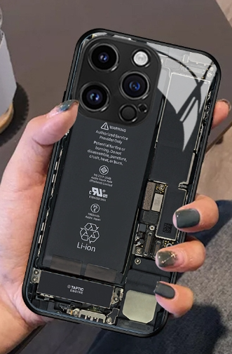 Funda Protectora de Vidrio con Diseño de Circuito Electrónico - Image 13