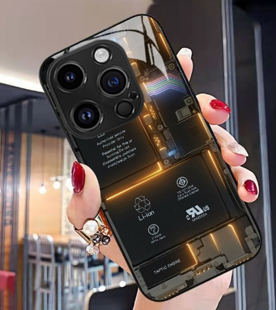 Funda Protectora de Vidrio con Diseño de Circuito Electrónico - Image 15