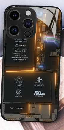 Funda Protectora de Vidrio con Diseño de Circuito Electrónico - Image 16