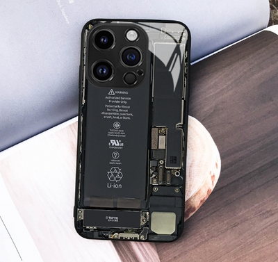 Funda Protectora de Vidrio con Diseño de Circuito Electrónico - Image 17