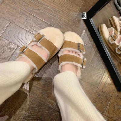 Pantuflas Cálidas de Lana con Suela Gruesa y Comfort Premium - Image 10