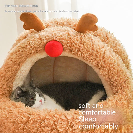 Cama Desmontable para Gatos Grandes Elk Mongolian - Espacio Amplio y Lavable - Image 12