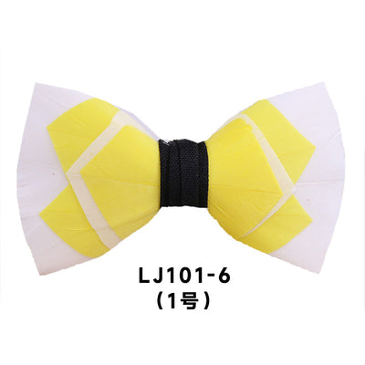 Pajarita Ejecutiva de Plumas Poliéster para Traje Formal - Image 25
