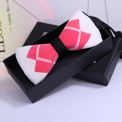 Pajarita Ejecutiva de Plumas Poliéster para Traje Formal - Image 26