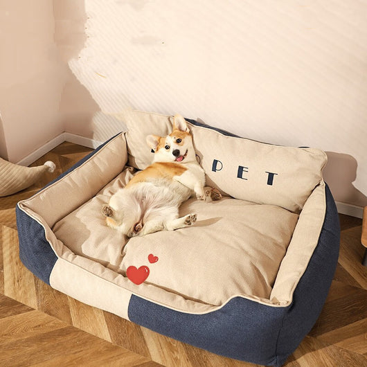 Cama Desmontable para Mascotas de Cuatro Estaciones con Funda Lavable - Image 13