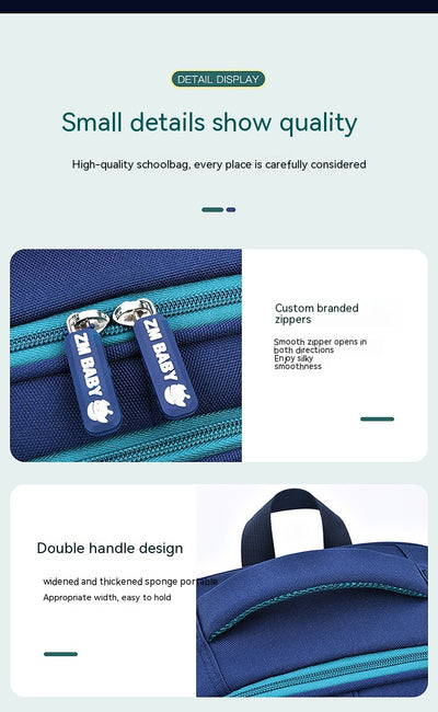 Mochila Escolar Ergonómica de Gran Capacidad - Protección Espinal para Niños - Image 34