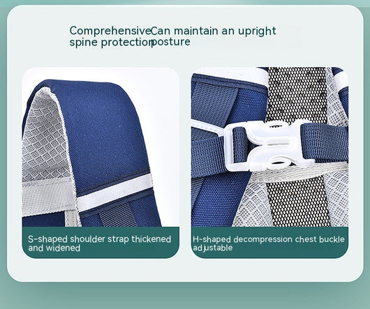 Mochila Escolar Ergonómica de Gran Capacidad - Protección Espinal para Niños - Image 44