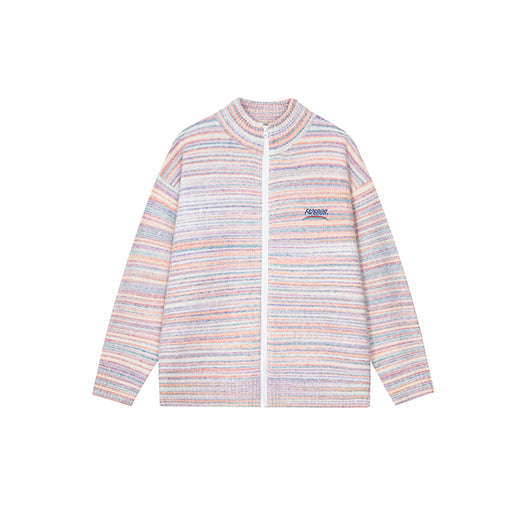 Cardigan Tejido con Rayas Degradadas en Colores - Image 9