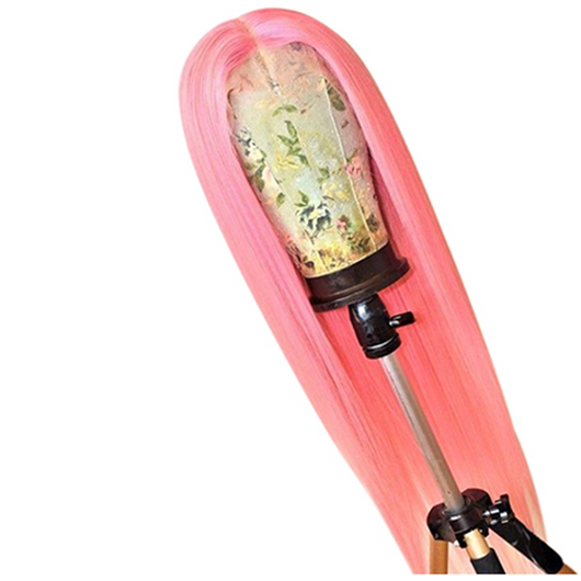 Peluca Frontal de Encaje con Fibra Química Resistente al Calor