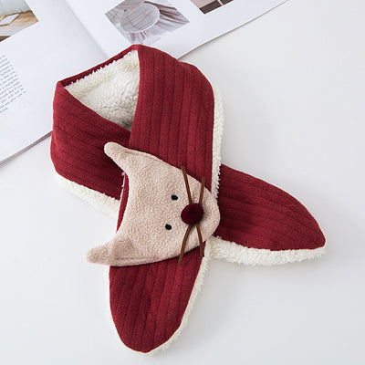Bufanda Infantil Zorro Peluche - Unisex Suave y Cálida - Image 16