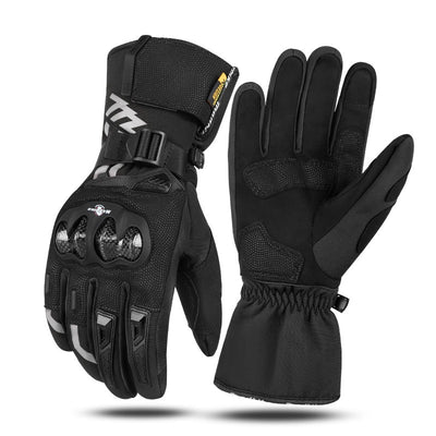 Guantes Térmicos para Moto con Fibra de Carbono y Protección Reforzada - Image 9