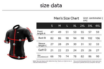 Camiseta de Ciclismo Manga Corta Hombre - Protección UV y Tecnología Transpirable - Image 34