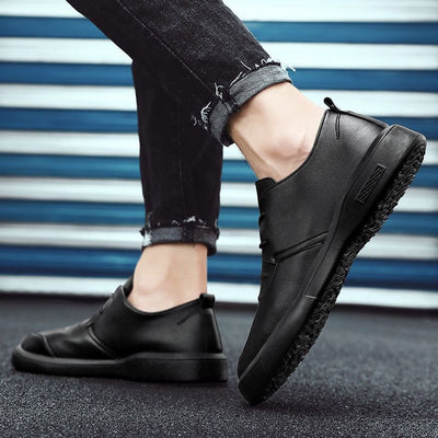 Zapatos Casuales de Cuero PU para Hombre - Slip-on Cómodos para Trabajo y Diario - Image 8