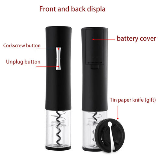 Abridor de Vino Eléctrico Automático con Cortafoil Set Premium - Image 32