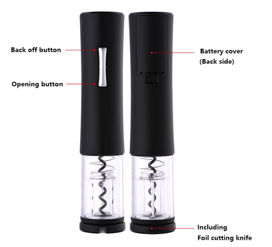 Abridor de Vino Eléctrico Automático con Cortafoil Set Premium - Image 38