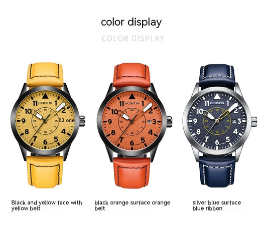 Reloj Automático de Hombre con Correa de Cuero, Resistente al Agua y Esfera Luminosa - Image 23
