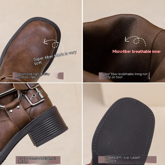 Botas Talla Grande Hasta la Rodilla para Mujer - Image 5