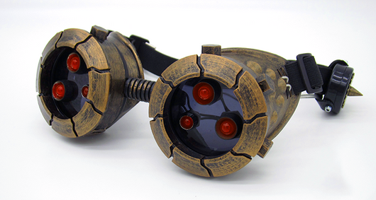 Gafas Steampunk Cyber Glow con Máscara de Gas BadBoyStudio - Image 18