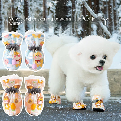 Botines Cálidos para Perros con Suela Suave y Diseño Escocés - Image 18