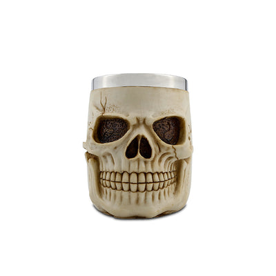 Vaso Calavera Caballero con Garra - Acero Inoxidable Resina - Image 8