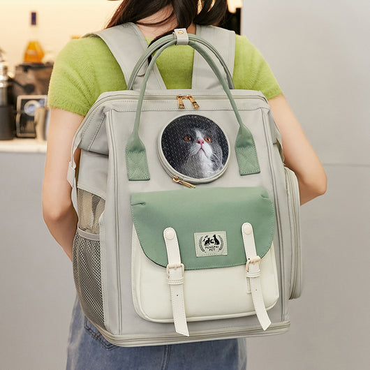 Mochila Transportadora para Gatos de Gran Capacidad Respirable - Image 7