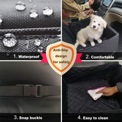 Cojín de Mascota para Asiento Delantero y Trasero del Auto - Image 13