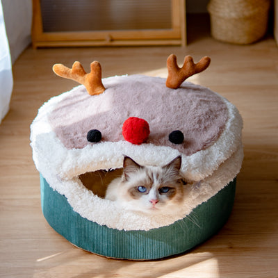 Casa Térmica para Gatos con Lana de Cordero - Cama Cerrada Desmontable e Impermeable - Image 9