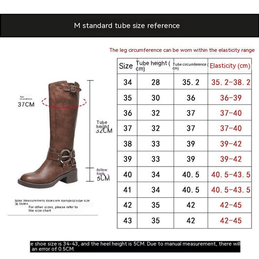 Botas Talla Grande Hasta la Rodilla para Mujer - Image 11