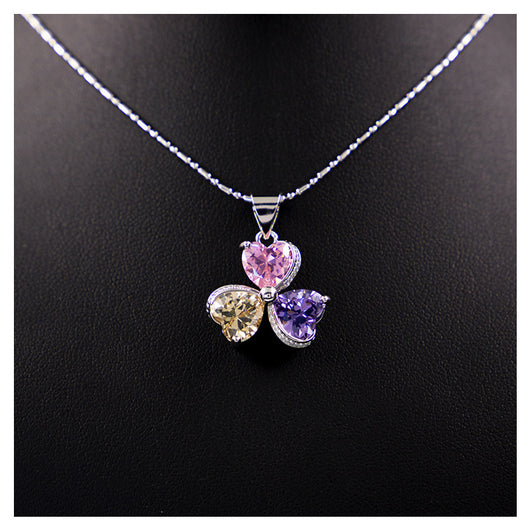Conjunto de Joyería Trébol de Zirconia para Mujer - Image 26