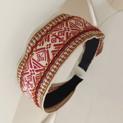 Diadema Retro Étnica con Nudo - Estilo Bohemio Temperamental - Image 9