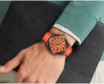 Reloj Automático de Hombre con Correa de Cuero, Resistente al Agua y Esfera Luminosa - Image 31
