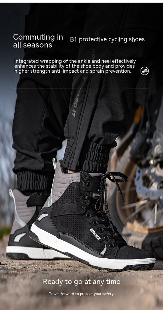 Botas de Motociclista Verano Transpirables Resistentes a Caídas - Image 12